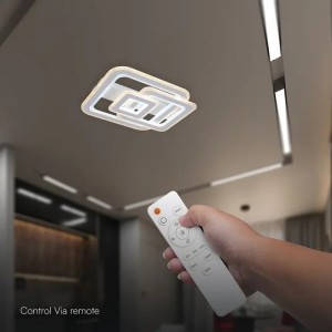 Lampadario LED 80W CCT 3000K 4000K 6500K dimmerabile con telecomando V-TAC VT-84040 - foto 4