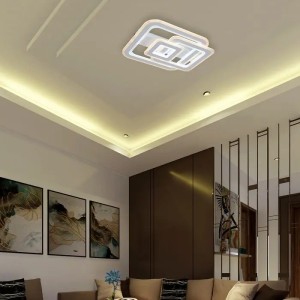 Lampadario LED 80W CCT 3000K 4000K 6500K dimmerabile con telecomando V-TAC VT-84040 - foto 9
