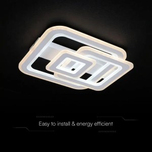 Lampadario LED 80W CCT 3000K 4000K 6500K dimmerabile con telecomando V-TAC VT-84040 - foto 10