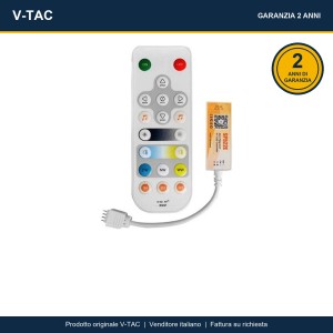 Controller Smart WiFi per Strip LED CCT DC5-24V 2A con Telecomando RF V-TAC - foto 9