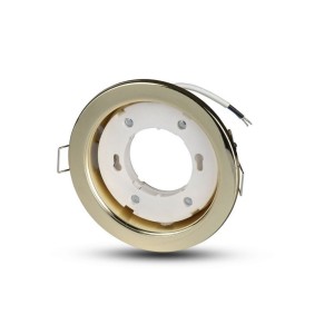 Portafaretto LED da Incasso Rotondo GX53 Oro Ø105 mm IP20 V-TAC VT-715-G - foto 8