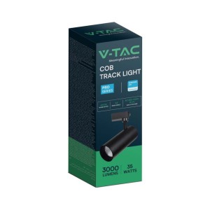 Faretto LED da Binario Trifase 35W 4000K Nero Chip Samsung V-TAC VT-11035 - foto 3