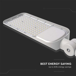 Armatura Stradale LED 50W 6500K IP65 con Sensore, Chip Samsung, Grigio - V-TAC PRO - foto 6