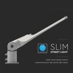 Armatura Stradale LED 50W 6500K IP65 con Sensore, Chip Samsung, Grigio - V-TAC PRO - foto 8
