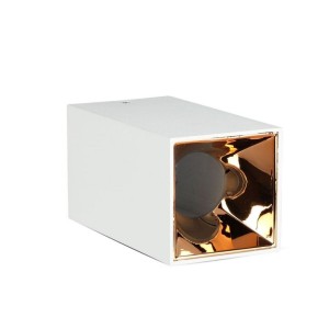 Portafaretto LED da Plafone Quadrato GU10 Bianco Riflettore Oro Rosa V-TAC VT-882-Q - foto 7