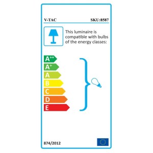 Portafaretto LED da Plafone Quadrato GU10 Bianco Riflettore Oro Rosa V-TAC VT-882-Q - foto 11