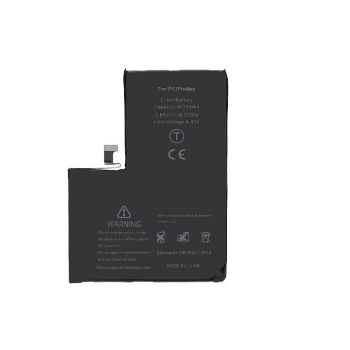 Batteria ad alta capacità per iPhone 13 Pro Max (Ti) 4770 mAh Batteria ad alta capacità per iPhone 13 Pro Max (Ti) 4770 mAh