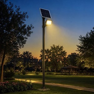 Faro LED Solare 20W CCT 3000K 4500K 6500K IP65 Nero con Telecomando V-TAC VT-205W - foto 3