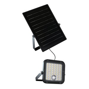 Faro LED solare 10W 4000K/6000K con telecomando e sensore PIR IP65 nero V-TAC VT-411CCT - foto 16