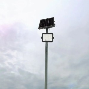 Faro LED solare 30W con telecomando CCT 2000K-8000K IP65 V-TAC VT-304W - foto 3