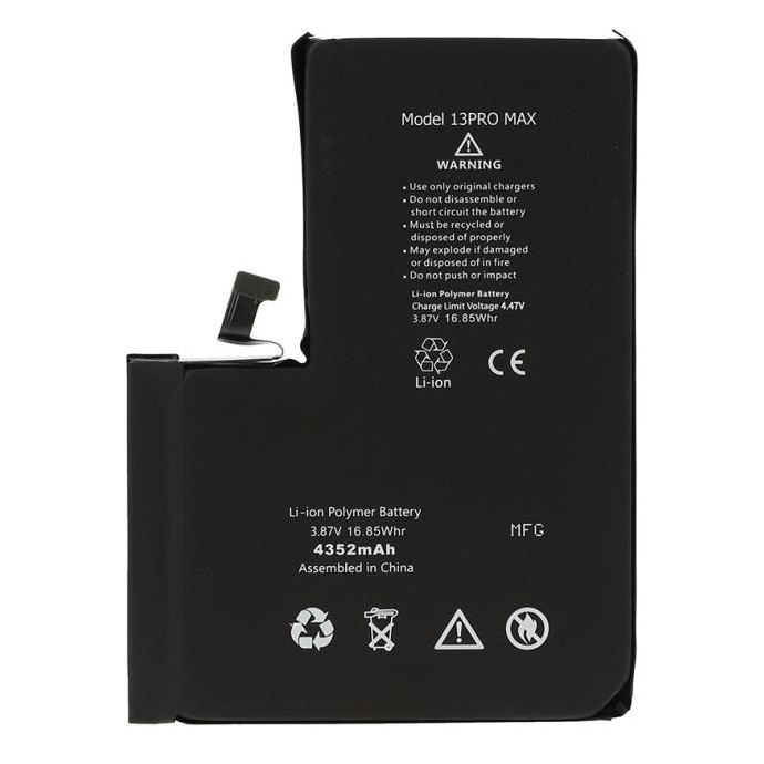 IP 13 Pro Max Batteria Diagnostica 4352 mAh Nero S+ IP 13 Pro Max Batteria Diagnostica 4352 mAh Nero S+