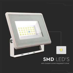 Faro LED 20W 6500K IP65 Bianco Freddo Driver Integrato V-TAC VT-4924-W - foto 5