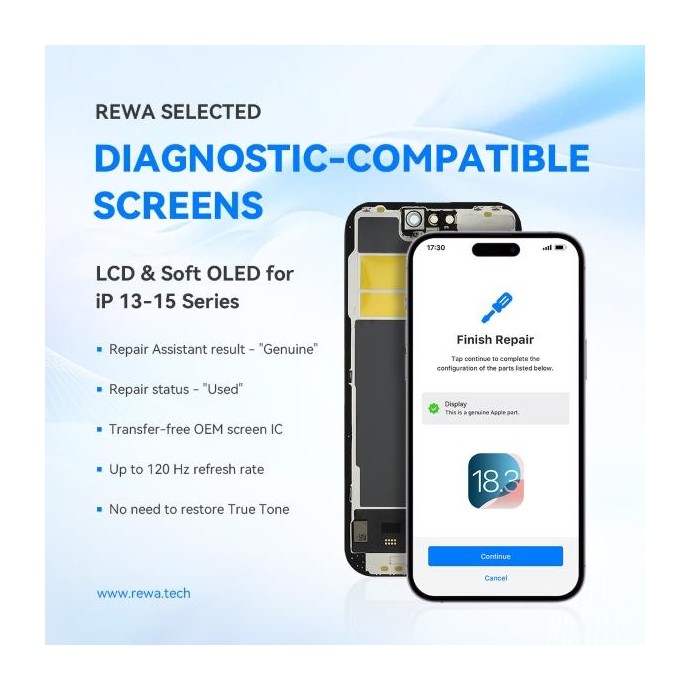 Display iPhone 13 Display SOFT-OLED Nero A+ Diagnostica