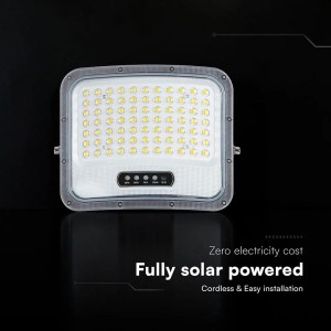 Faro LED solare 12W CCT 3000K 4500K 6500K IP65 nero con telecomando V-TAC VT-105W - foto 10