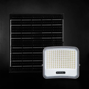 Faro LED solare 25W CCT 3000K 4500K 6500K con telecomando IP65 nero V-TAC VT-305W - foto 9