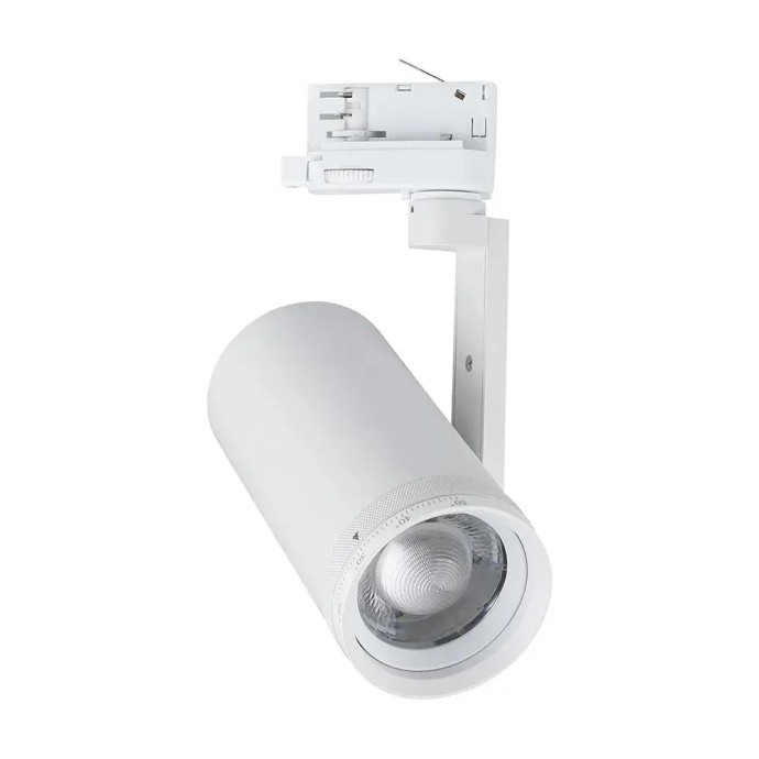 Faretto LED COB 30W per Binario Trifase CCT 3000K 4200K 6400K Bianco V-TAC VT-18031CCT