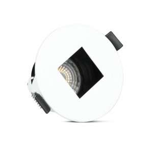 Portafaretto da incasso GU10 quadrato bianco con interno nero V-TAC VT-883 - foto 7