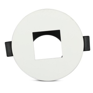 Portafaretto da incasso GU10 quadrato bianco con interno nero V-TAC VT-883 - foto 8