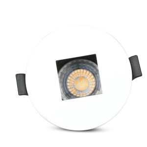 Portafaretto da incasso GU10 quadrato bianco con interno nero V-TAC VT-883 - foto 9