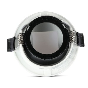 Portafaretto da incasso GU10 quadrato bianco con interno nero V-TAC VT-883 - foto 10