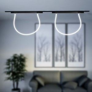 Tubo LED Flessibile per Binario Magnetico 23W 48V Nero CCT 3in1 V-TAC VT-42024 - foto 2