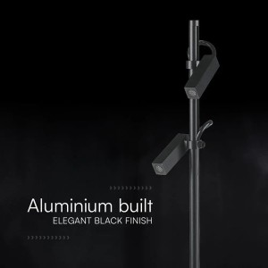 Paletto LED da giardino 4W 4000K IP65 doppio spot orientabile nero V-TAC VT-44044 - foto 7