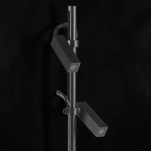 Paletto LED da giardino 4W 4000K IP65 doppio spot orientabile nero V-TAC VT-44044 - foto 8