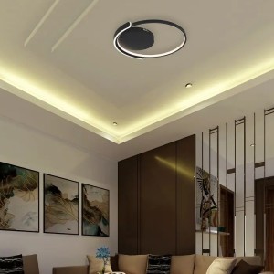 Lampadario LED 50W Rotondo Nero CCT 3000K 4000K 6500K con Telecomando V-TAC VT-84025RD - foto 9