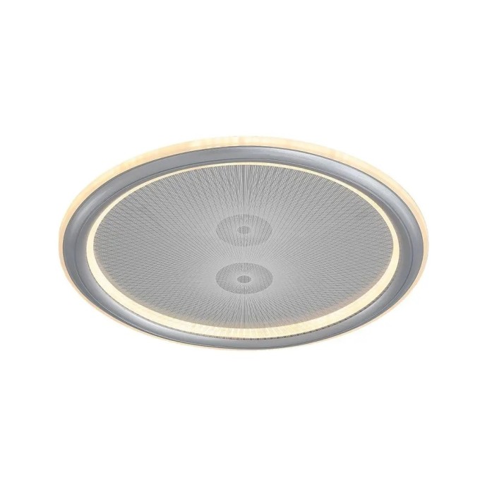 Lampadario LED 50W CCT 3000K 4000K 6500K Grigio con Telecomando V-TAC VT-84031