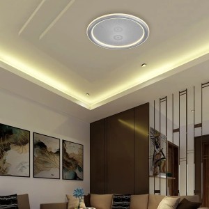 Lampadario LED 50W CCT 3000K 4000K 6500K Grigio con Telecomando V-TAC VT-84031 - foto 8