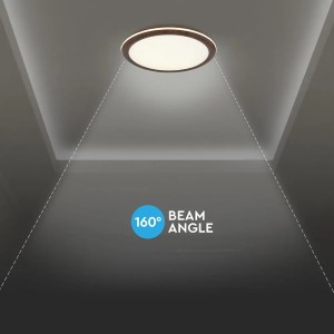 Plafoniera LED 36W CCT 3000K-6500K Ø410mm effetto legno dimmerabile V-TAC VT-7738 - foto 7