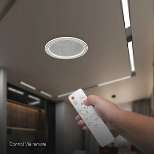Lampadario LED 50W CCT 3000K 4000K 6500K Grigio con Telecomando V-TAC VT-84032 - foto 3