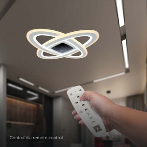 Lampadario LED a Plafone 130W CCT 3000K-6000K Dimmerabile con Telecomando V-TAC VT-7962 - foto 6