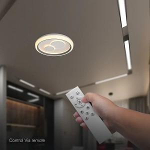 Lampadario LED 60W Rotondo CCT 3000K-6500K con Telecomando RF V-TAC VT-84230 - foto 5