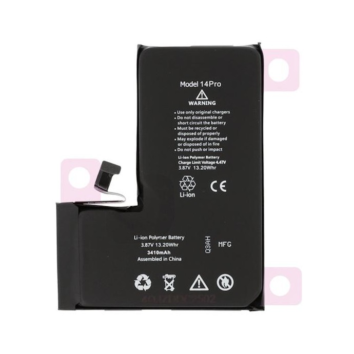 IP 14 Pro Batteria Diagnostica Alta Capacità 3410mAh Nero S+ IP 14 Pro Batteria Diagnostica Alta Capacità 3410mAh Nero S+