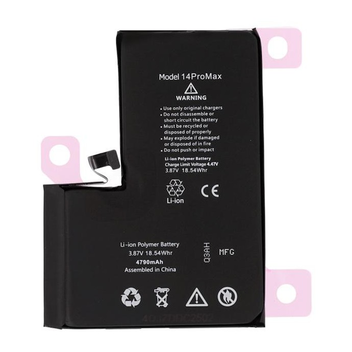 IP 14 Pro Max Batteria Diagnostica Alta Capacità 4790mAh Nero S+ IP 14 Pro Max Batteria Diagnostica Alta Capacità 4790mAh Nero S+