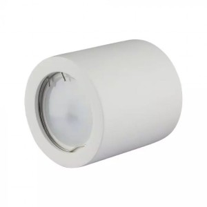 Portafaretto LED a Plafone Rotondo GU10 GU5.3 in Gesso Bianco IP20 V-TAC VT-727RD - foto 6