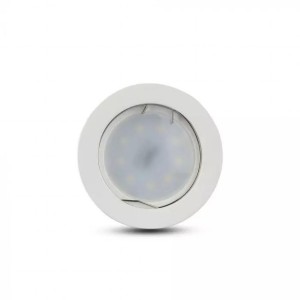 Portafaretto LED a Plafone Rotondo GU10 GU5.3 in Gesso Bianco IP20 V-TAC VT-727RD - foto 7