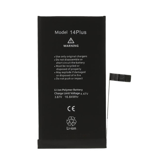 IP 14 Plus Batteria Diagnostica 4325 mAh Nero S+ IP 14 Plus Batteria Diagnostica 4325 mAh Nero S+