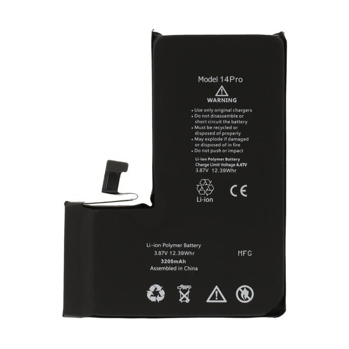 IP 14 Pro Batteria Diagnostica 3200 mAh Nero S+ IP 14 Pro Batteria Diagnostica 3200 mAh Nero S+