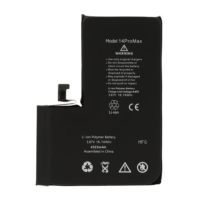 IP 14 Pro Max Batteria Diagnostica 4323 mAh Nero S+ IP 14 Pro Max Batteria Diagnostica 4323 mAh Nero S+