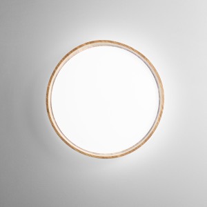 Plafoniera LED 36W CCT 3000-4000-6500K effetto legno Ø 48 cm Madera Luce Ambiente e Design - foto 4