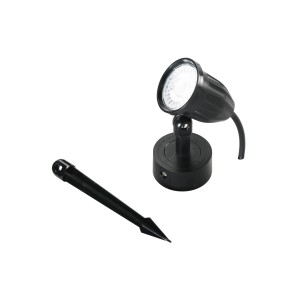 Proiettore LED da esterno 9W 4000K IP65 nero con picchetto Intec PEG - foto 2