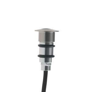 Faretto ad incasso LED da esterno 1W 4000K IP67 nichel Intec BARRET - foto 2