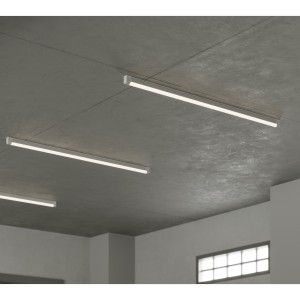Barra LED sottopensile T8 60 cm 9W 4000K bianco in alluminio Intec - foto 2