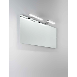 Applique da specchio LED 5W 4000K cromo IP44 Intec SACS per bagno - foto 2