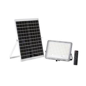 Faro solare da esterno LED 400W 3500lm 4000K IP65 Intec Glaser - foto 4