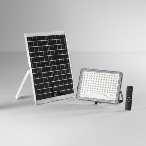 Faro solare da esterno LED 400W 3500lm 4000K IP65 Intec Glaser - foto 6