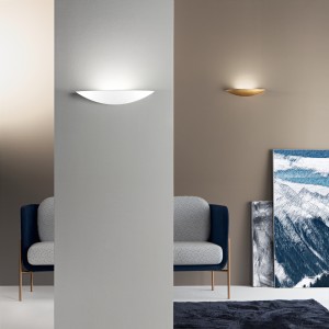 Applique da interno in gesso bianco verniciabile G9 2 luci LIVIGNO Luce Ambiente e Design - foto 5