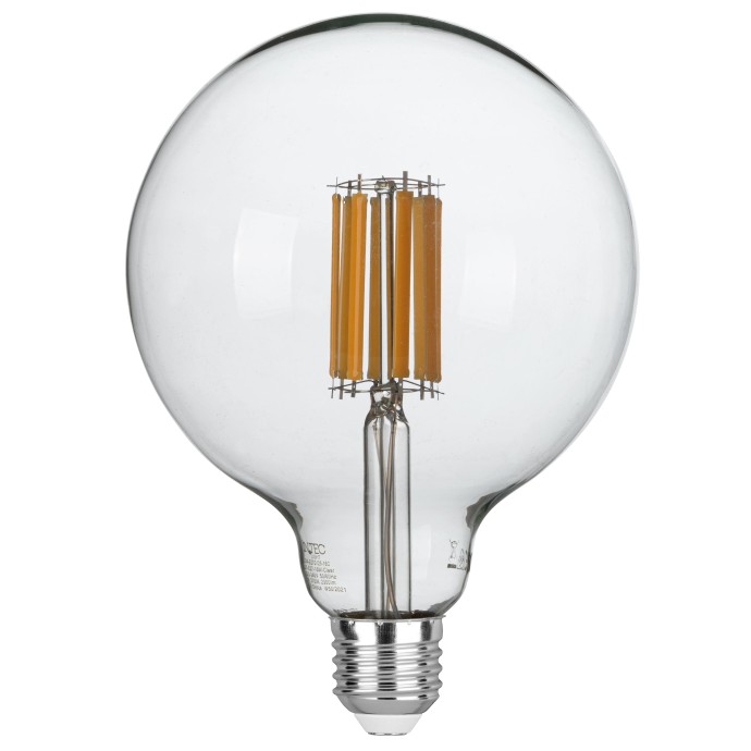 Lampadina LED E27 Globo G125 trasparente 16W 4000K 2300lm Intec